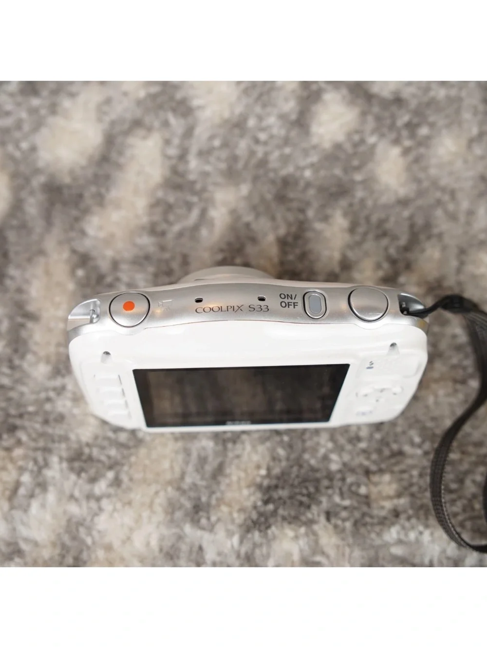 Nikon COOLPIX S33 13.2MP Waterproof Digital Camera With Box Tested Working